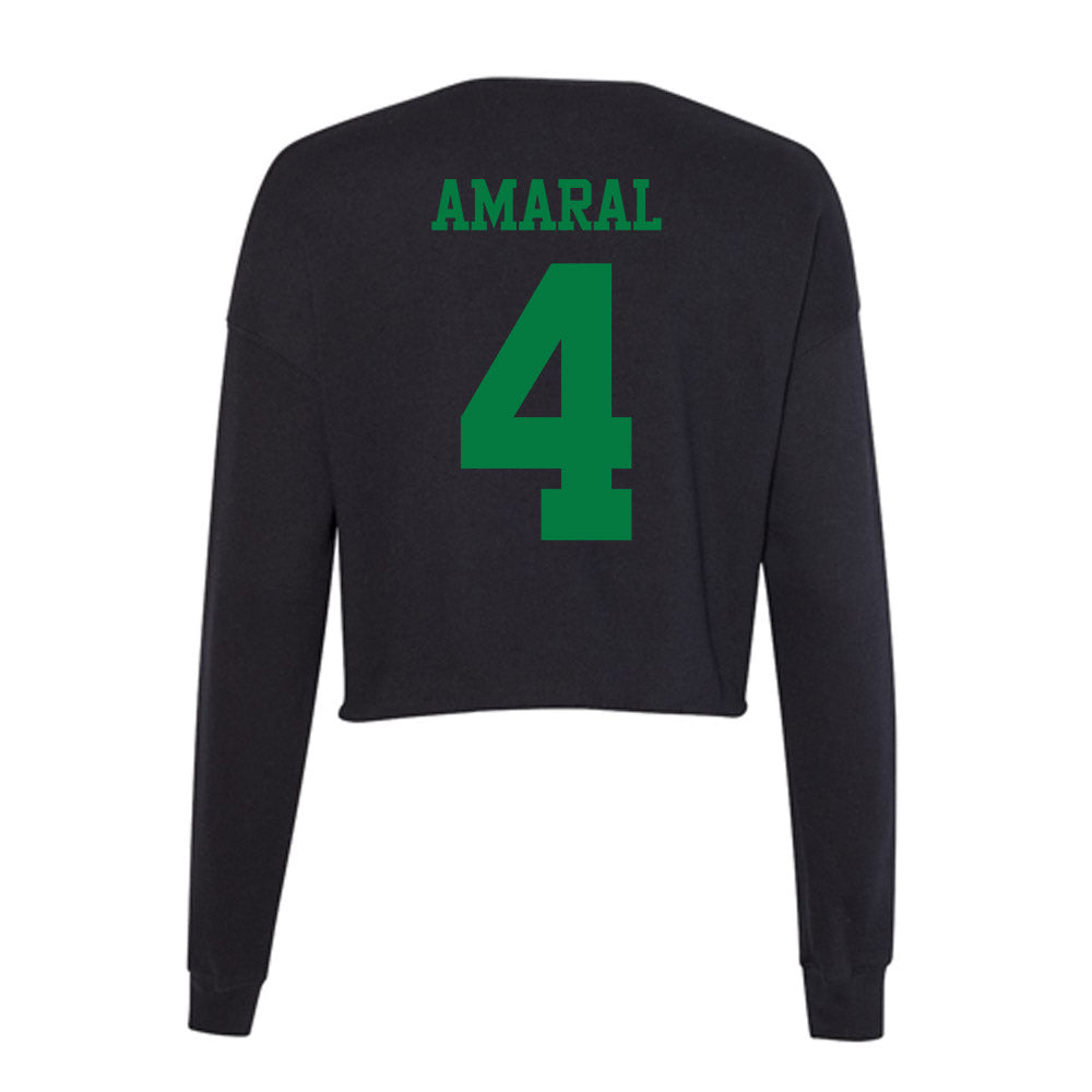 Oregon - NCAA Softball : Addison Amaral - Women's Cropped Crew Fleece-1
