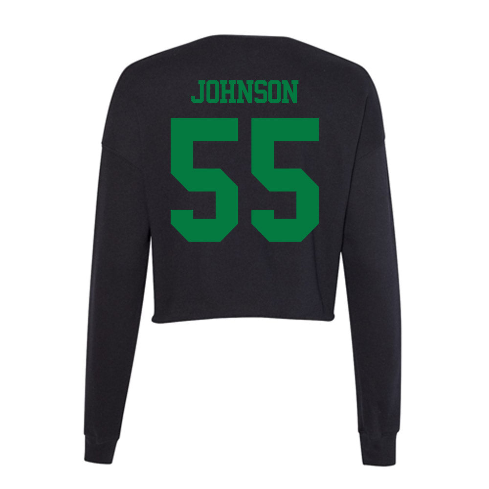 Oregon - NCAA Football : Matthew Johnson - Women's Cropped Crew Fleece-1