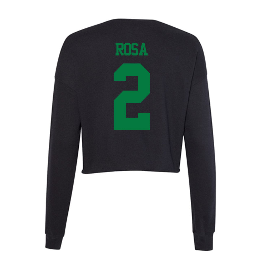 Oregon - NCAA Softball : Braiesey Rosa - Women's Cropped Crew Fleece-1