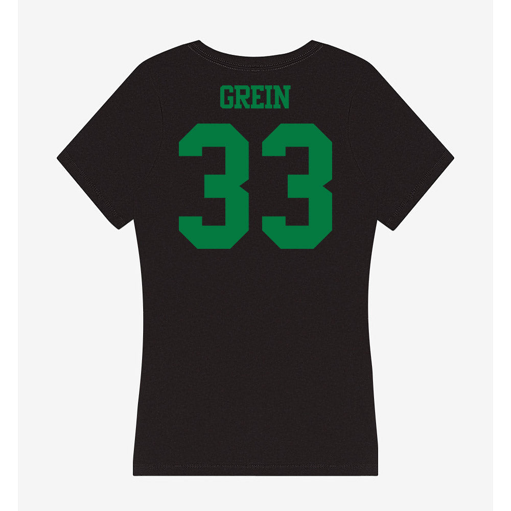 Oregon - NCAA Softball : Lyndsey Grein - Women's V-Neck T-Shirt-1