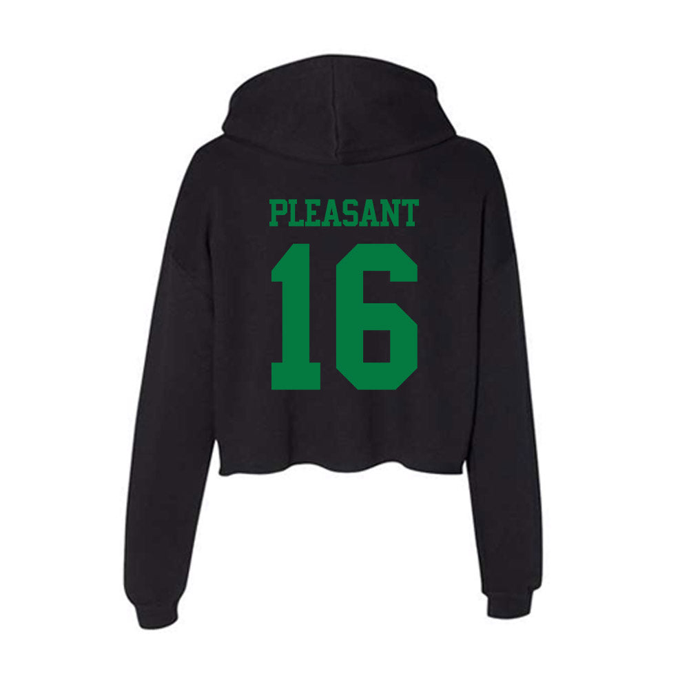 Oregon - NCAA Football : Rodrick Pleasant - Women's Crop Fleece Hoodie-1