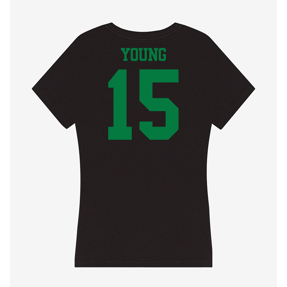 Oregon - NCAA Women's Lacrosse : Avery Young - Women's V-Neck T-Shirt-1