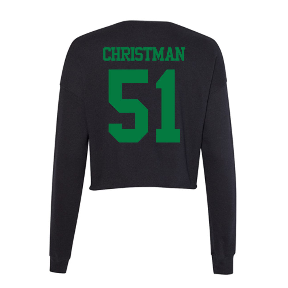 Oregon - NCAA Baseball : Nathan Christman - Women's Cropped Crew Fleece-1