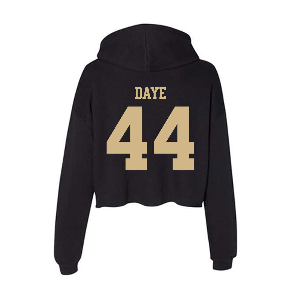 Purdue - NCAA Women's Basketball : Tara Daye - Women's Crop Fleece Hoodie-1