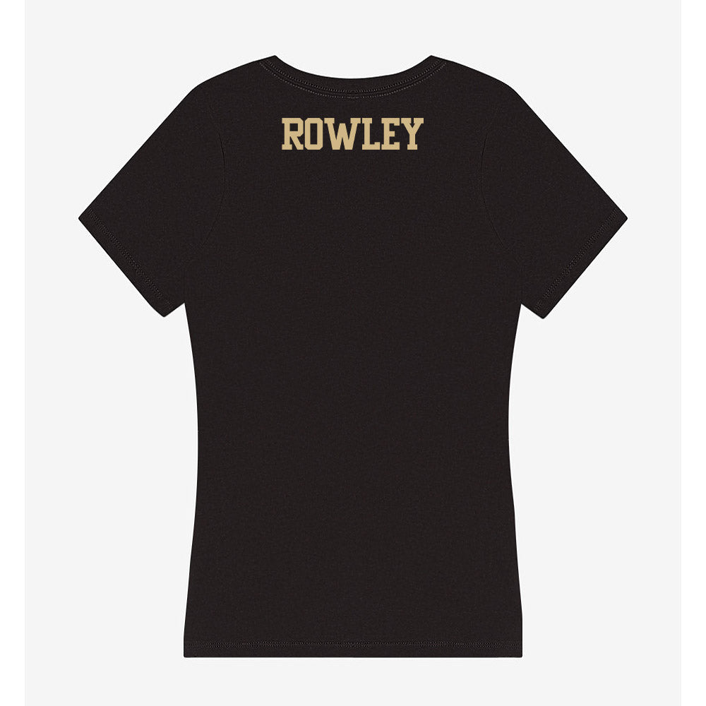 Purdue - NCAA Wrestling : James Rowley - Women's V-Neck T-Shirt-1