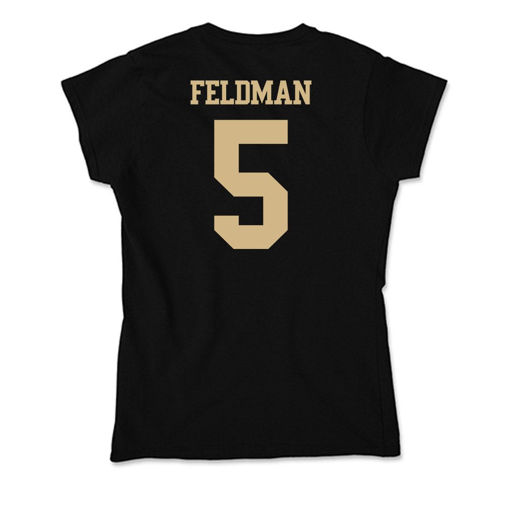 Purdue - NCAA Women's Basketball : Taylor Feldman - Soft Style Women’s T-Shirt-1