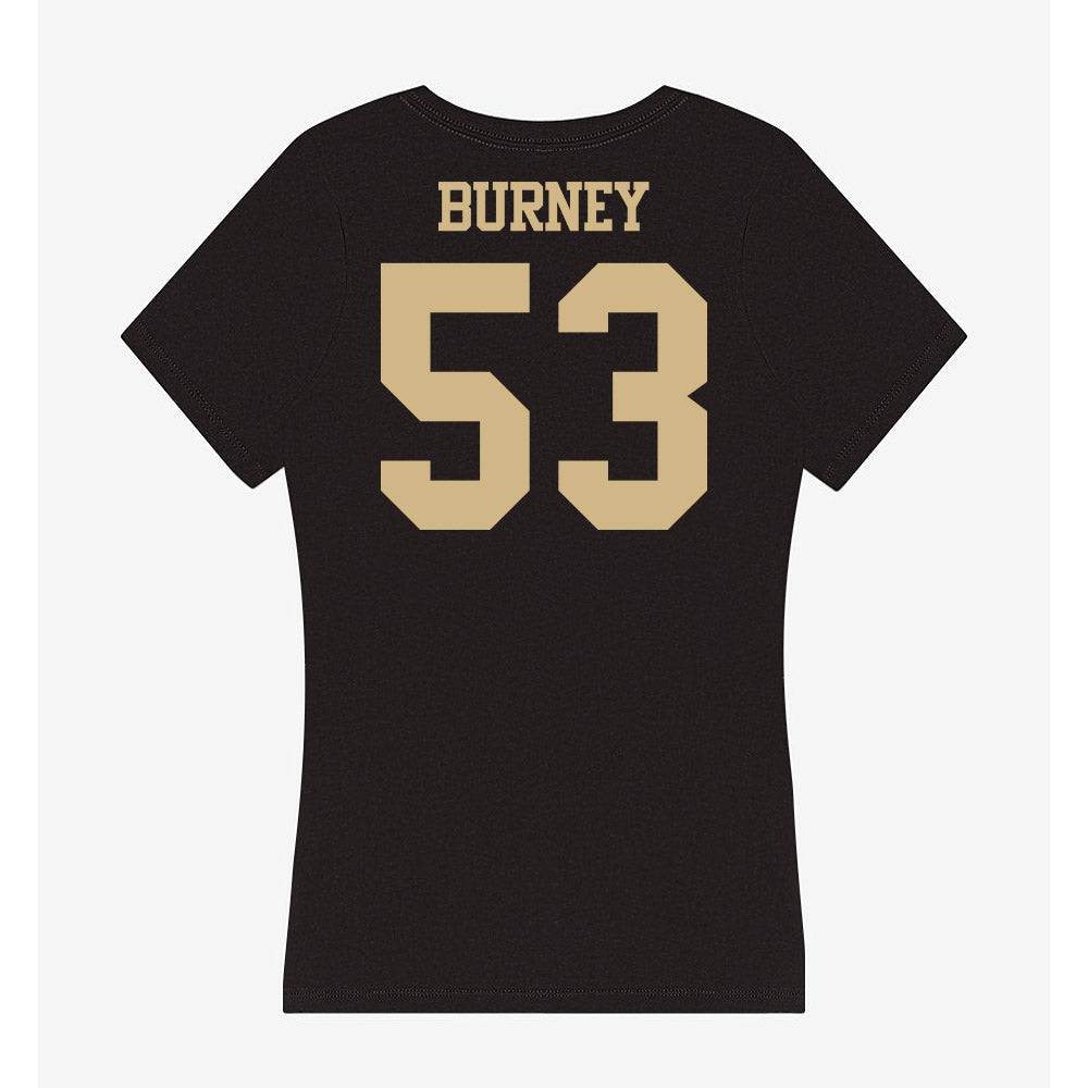 Purdue - NCAA Football : Joshua Burney - Women's V-Neck T-Shirt-1