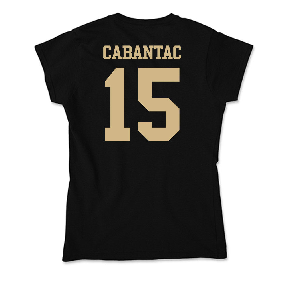 Purdue - NCAA Women's Soccer : Anisten Cabantac - Soft Style Women’s T-Shirt-1