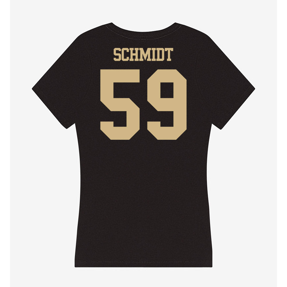 Purdue - NCAA Football : Justin Schmidt - Women's V-Neck T-Shirt-1