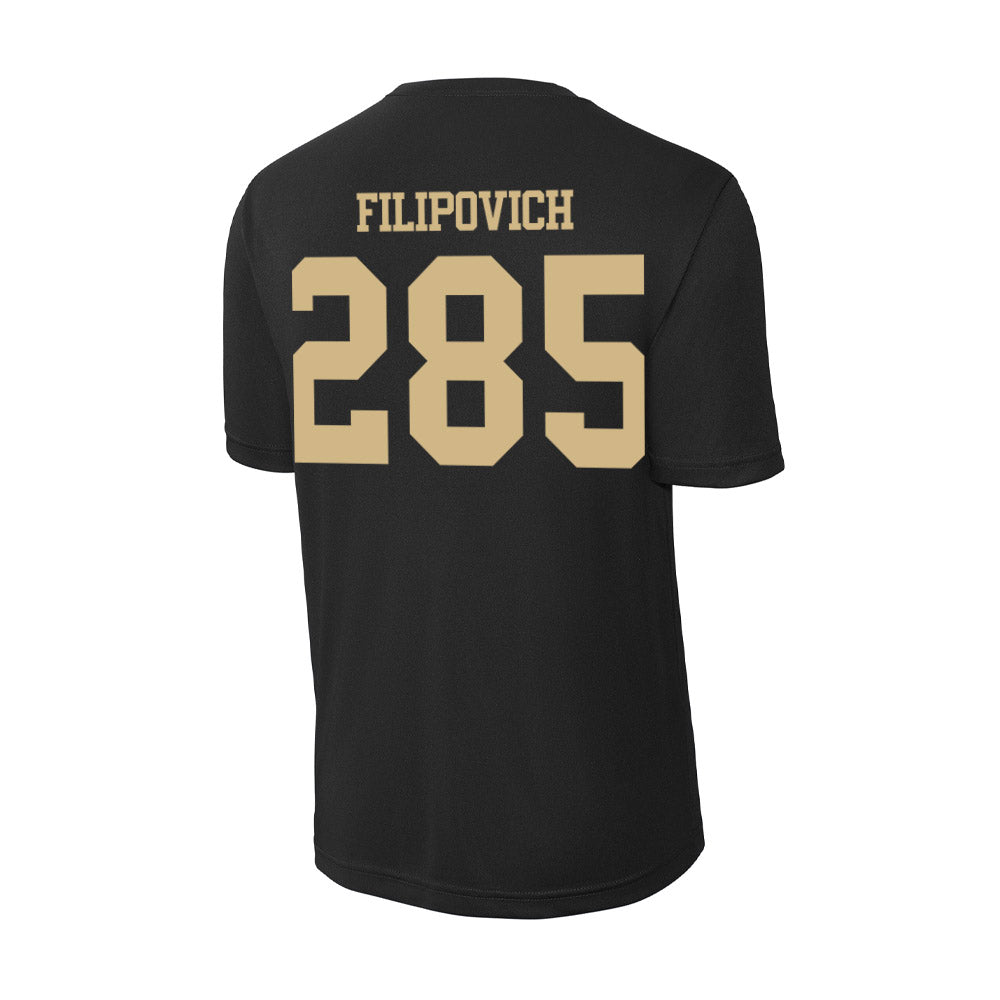 Purdue - NCAA Wrestling : Hayden Filipovich - Activewear T-Shirt-1