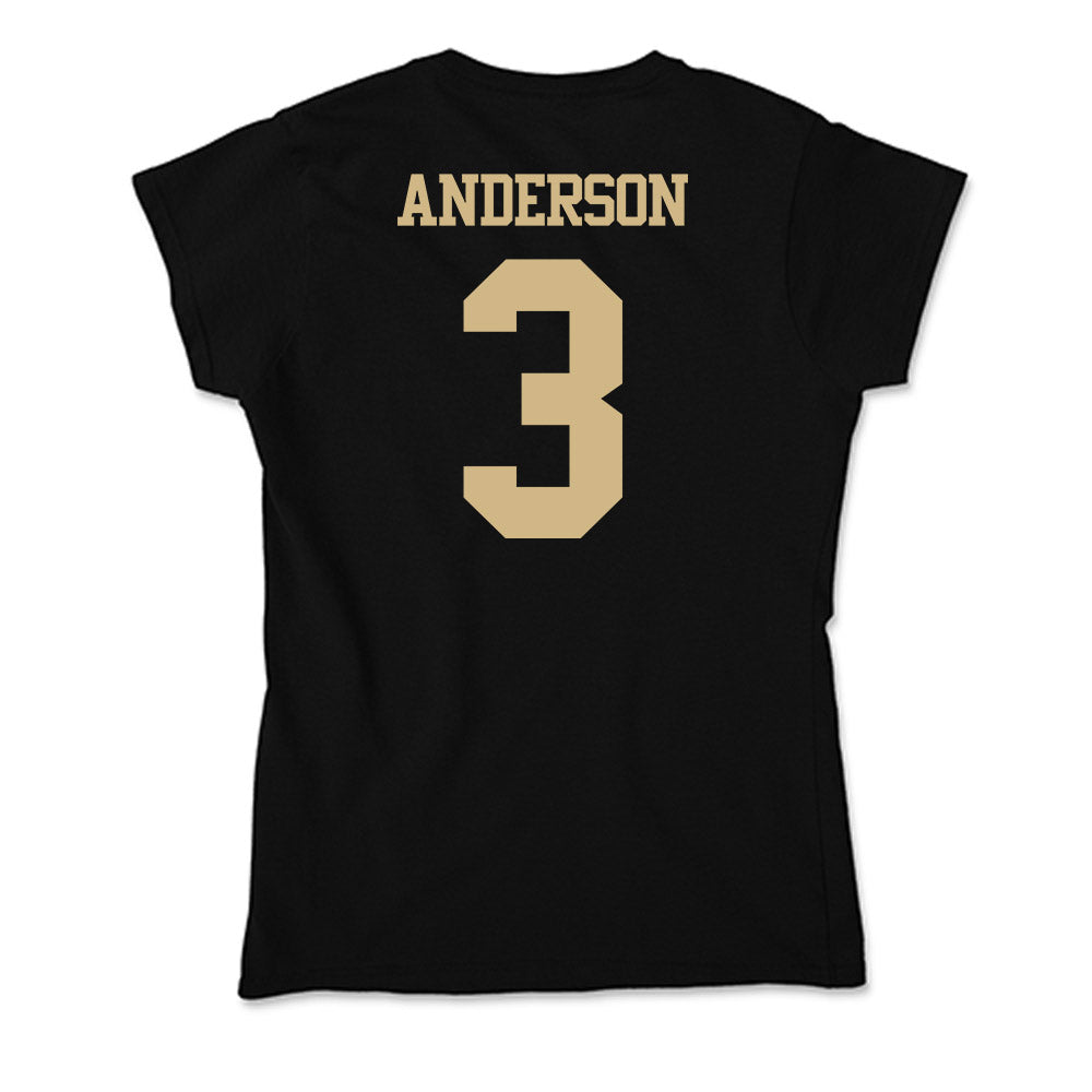 Purdue - NCAA Women's Volleyball : Akasha Anderson - Soft Style Women’s T-Shirt-1