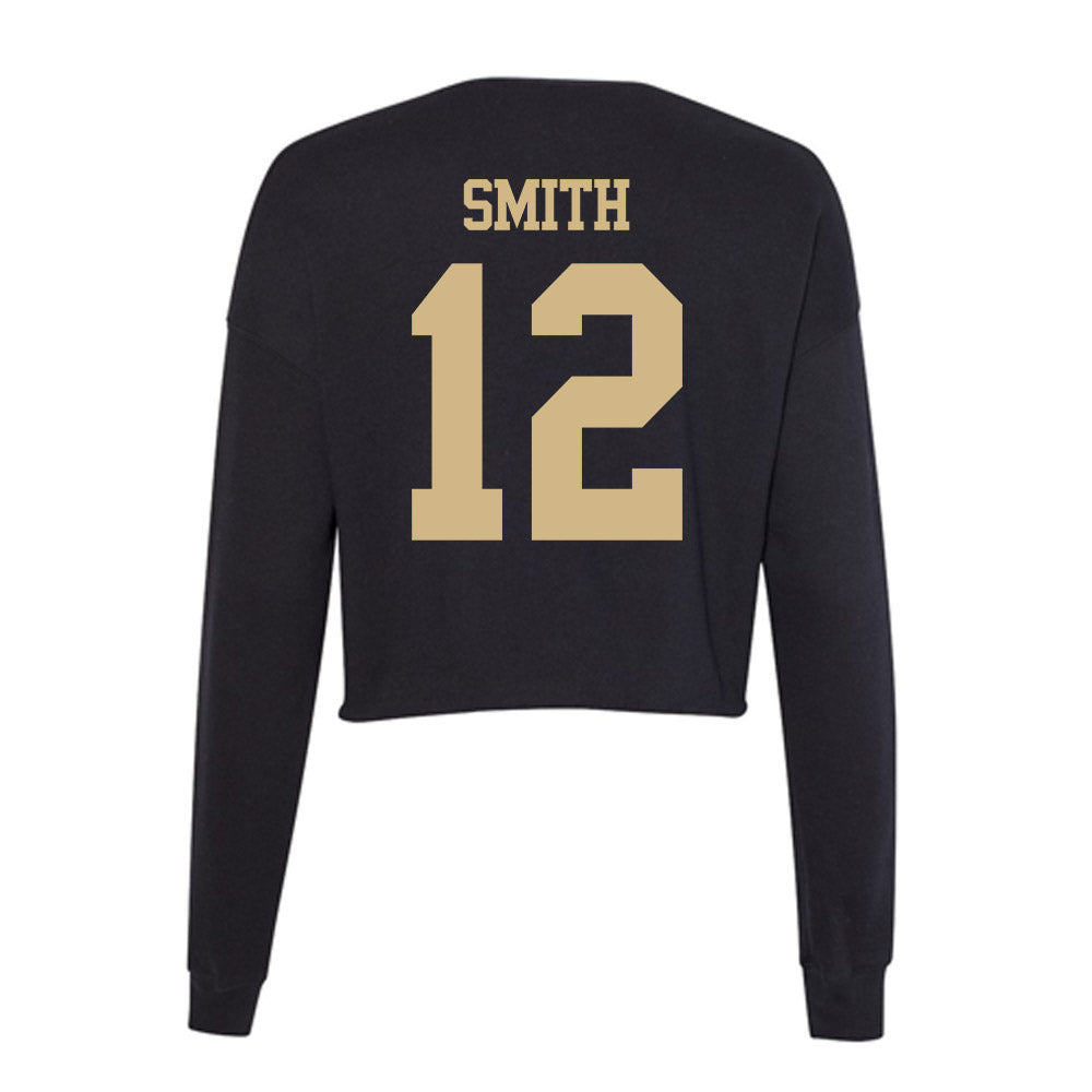 Purdue - NCAA Football : Corey Smith - Women's Cropped Crew Fleece-1