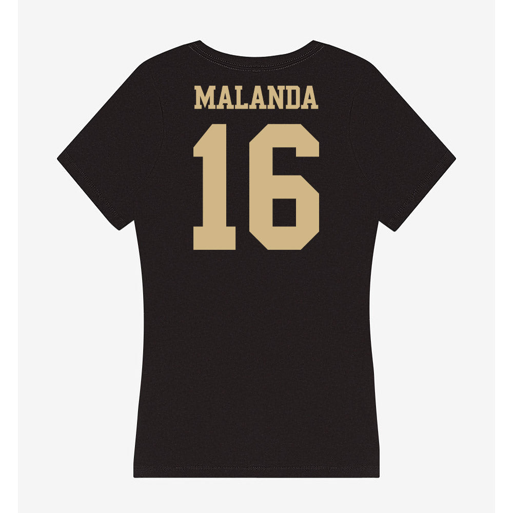 Purdue - NCAA Women's Soccer : Jayme Malanda - Women's V-Neck T-Shirt-1
