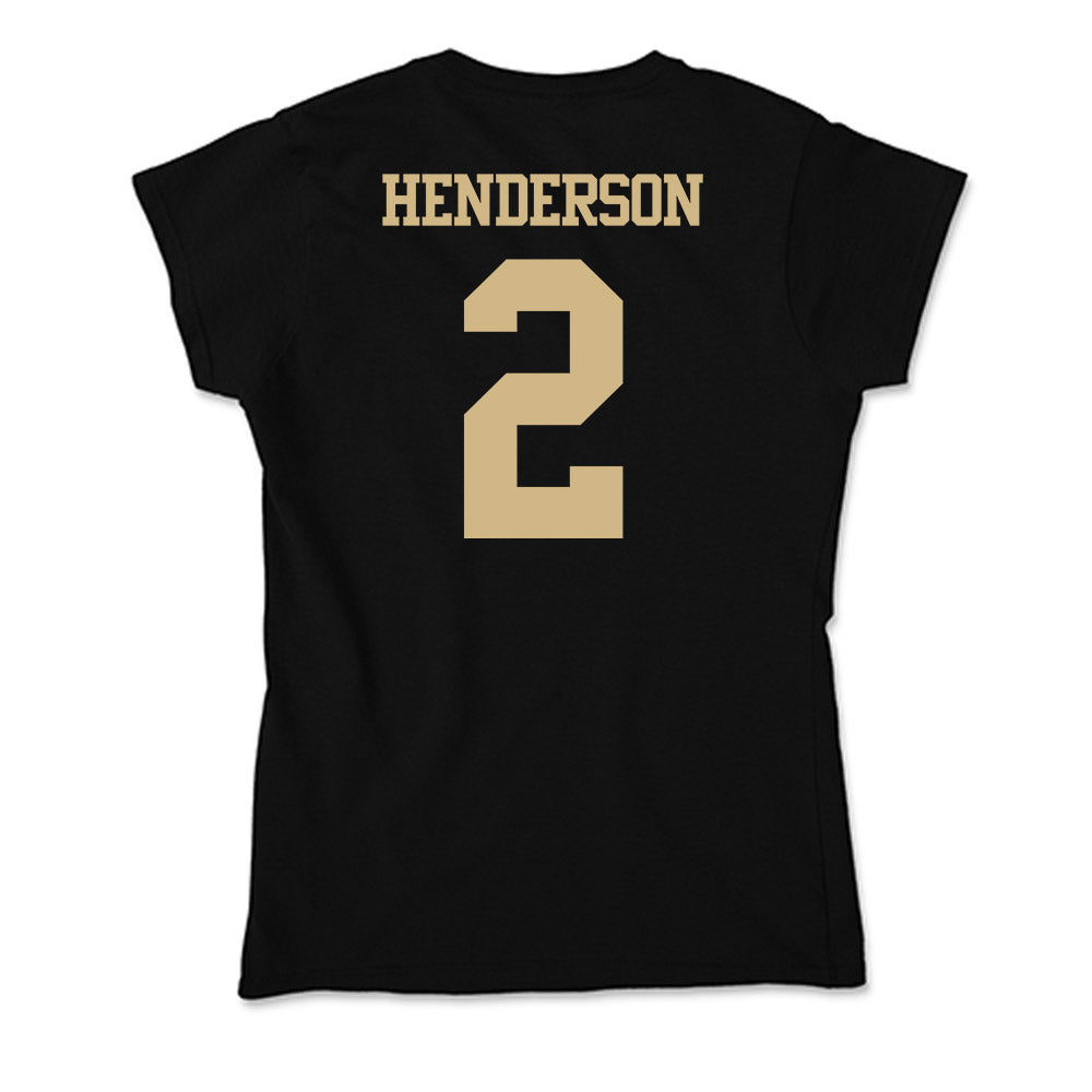 Purdue - NCAA Women's Basketball : Taylor Henderson - Soft Style Women’s T-Shirt-1