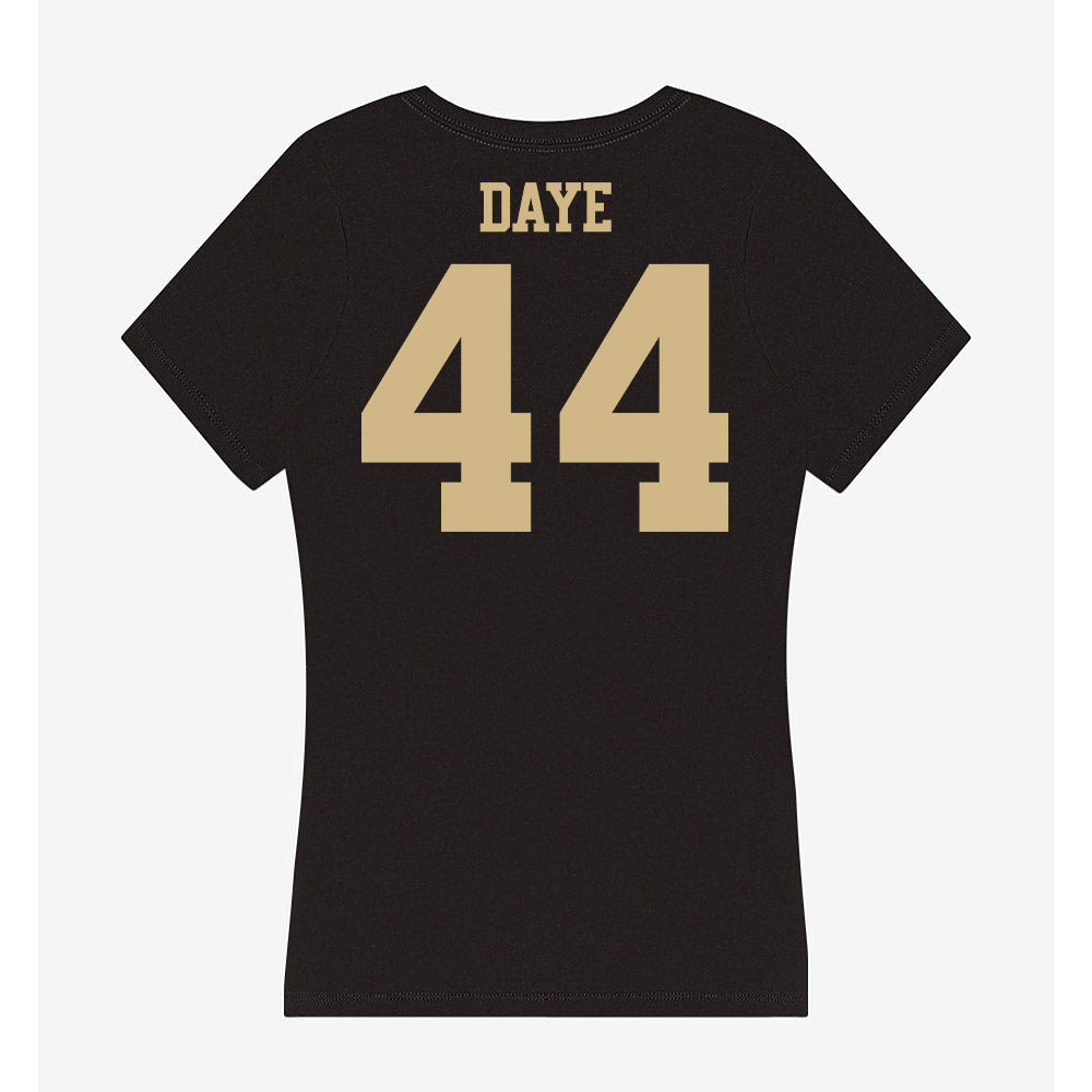 Purdue - NCAA Women's Basketball : Tara Daye - Women's V-Neck T-Shirt-1
