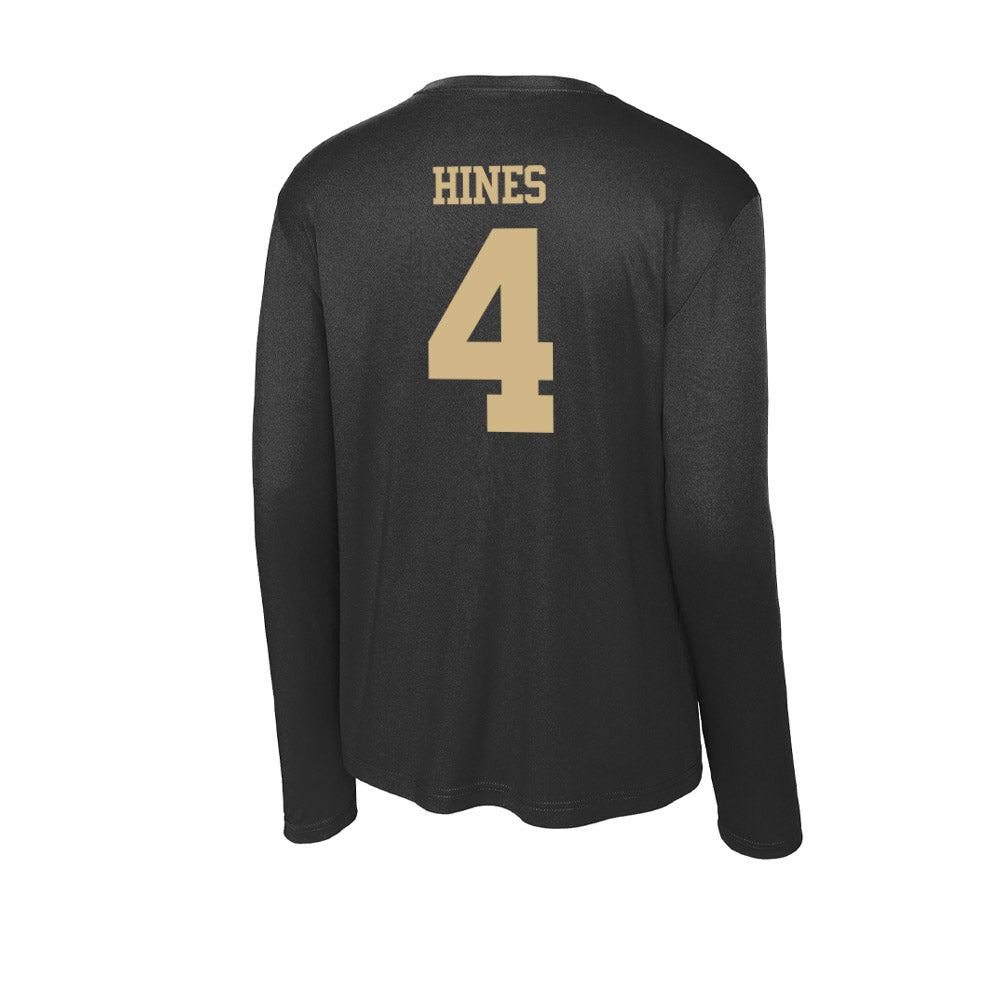 Purdue - NCAA Football : Hudauri Hines - Activewear Long Sleeve T-Shirt-1