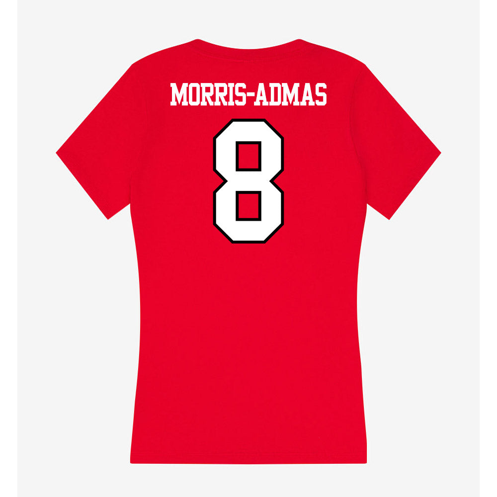 Maryland - NCAA Women's Field Hockey : Ericka Morris-Admas - Women's V-Neck T-Shirt-1