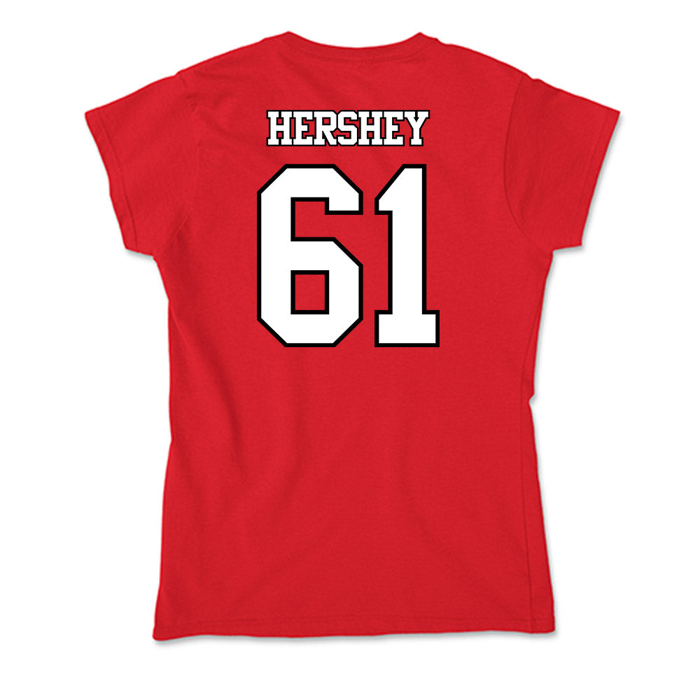 Maryland - NCAA Football : Michael Hershey - Soft Style Women’s T-Shirt-1