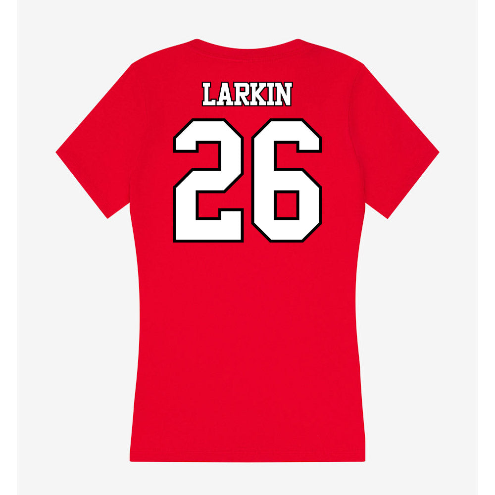 Maryland - NCAA Men's Lacrosse : Adam Larkin - Women's V-Neck T-Shirt-1