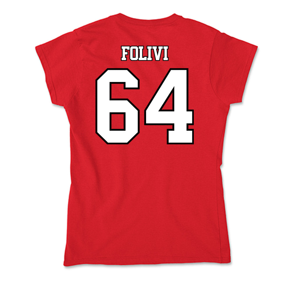 Maryland - NCAA Football : Aaron Folivi - Soft Style Women’s T-Shirt-1