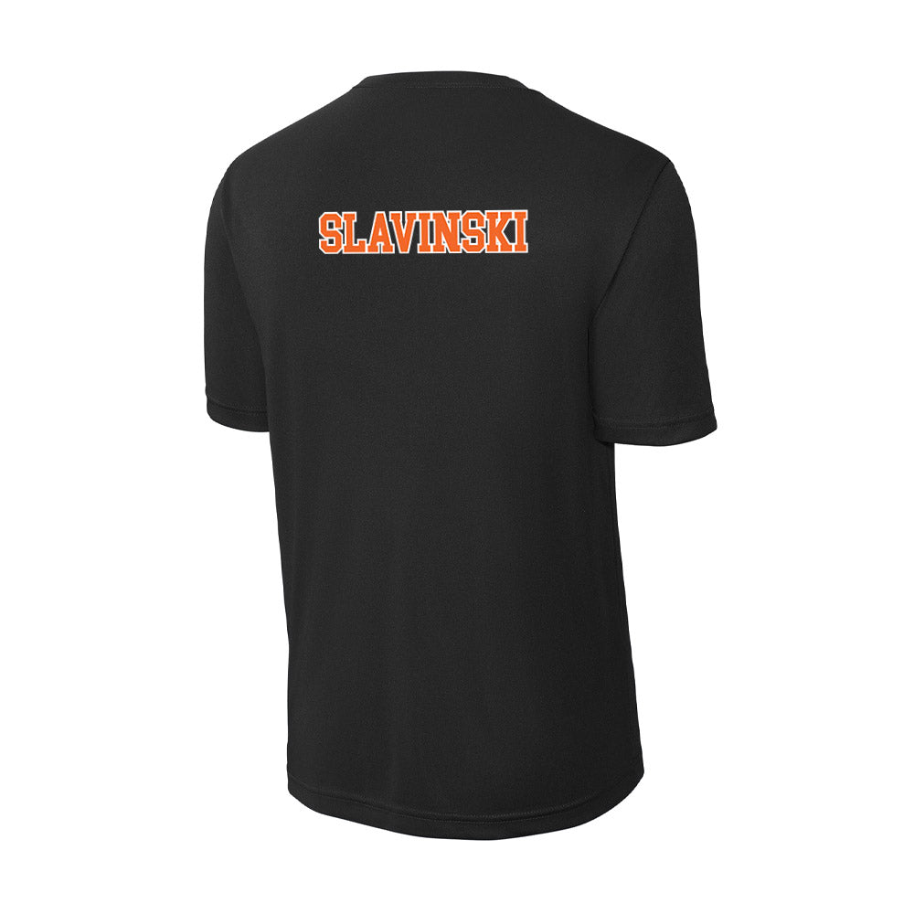 Clemson - NCAA Men's Track & Field : Blaik Slavinski - Activewear T-Shirt-1