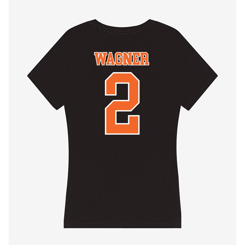 Clemson - NCAA Women's Volleyball : Kennedy Wagner - Women's V-Neck T-Shirt-1