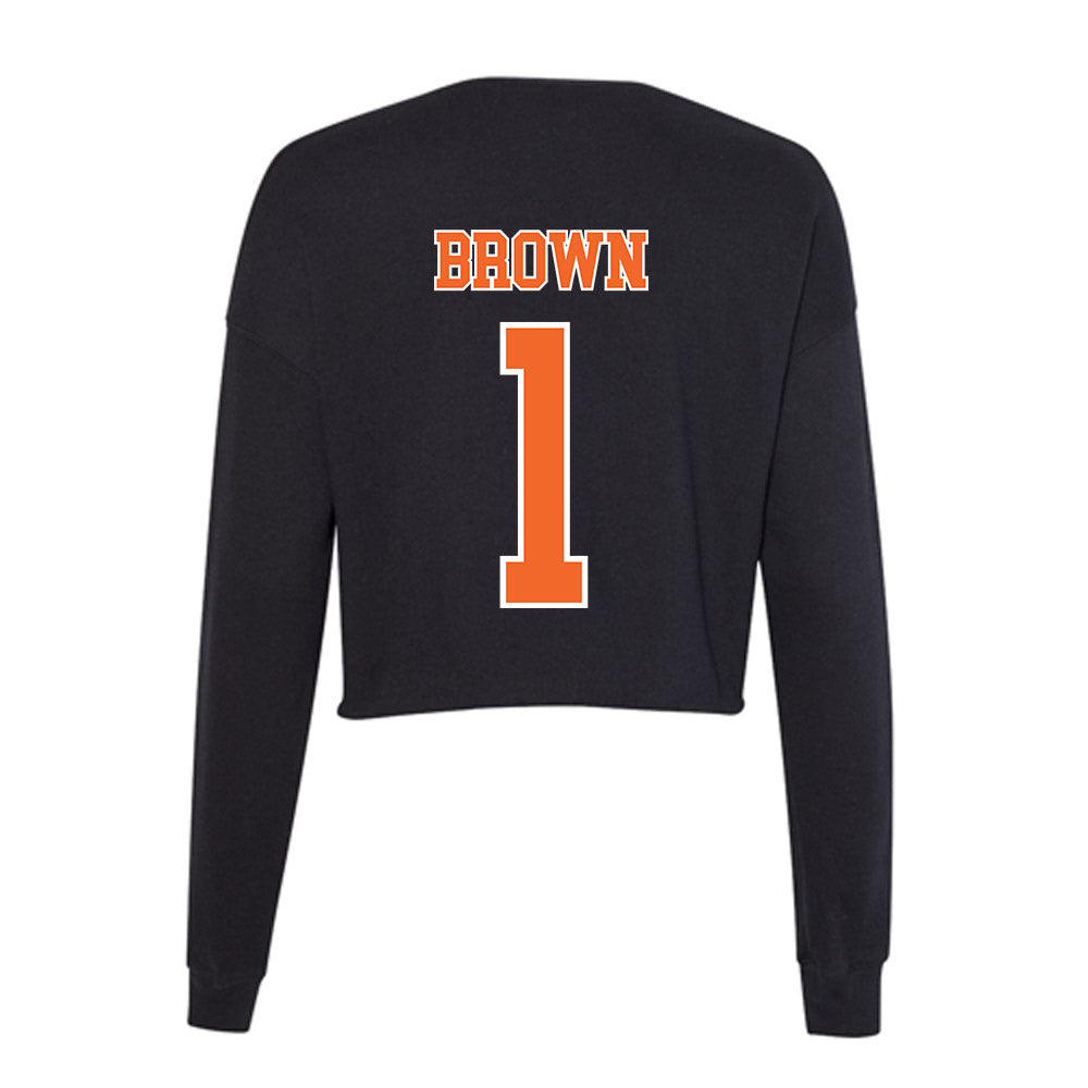 Clemson - NCAA Football : Max Brown - Women's Cropped Crew Fleece-1