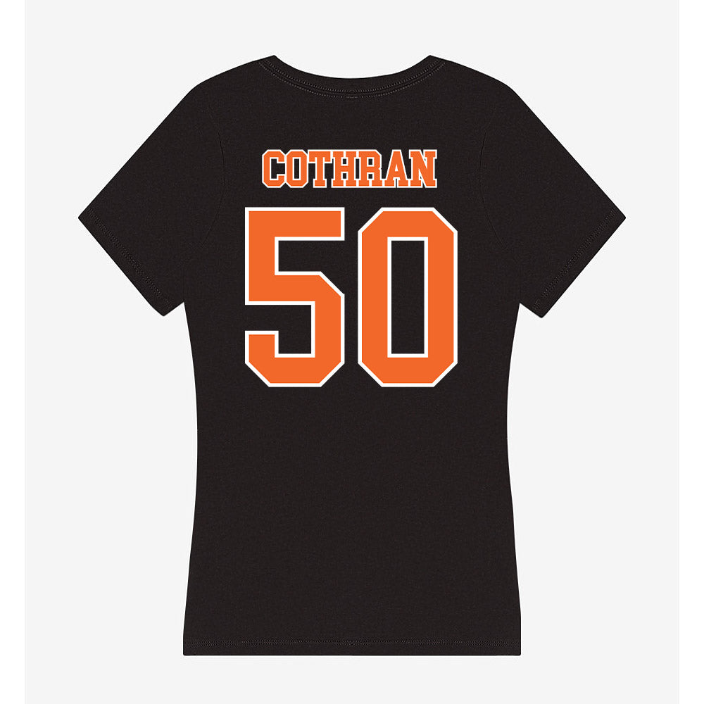 Clemson - NCAA Football : Fletcher Cothran - Women's V-Neck T-Shirt-1