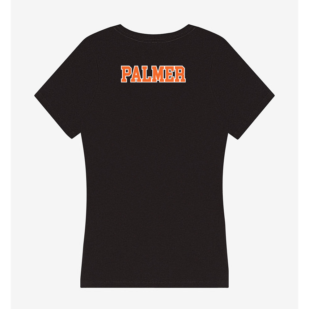 Clemson - NCAA Men's Track & Field : Isaiah Palmer - Women's V-Neck T-Shirt-1