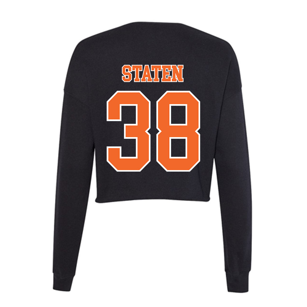 Clemson - NCAA Football : Dominic Staten - Women's Cropped Crew Fleece-1