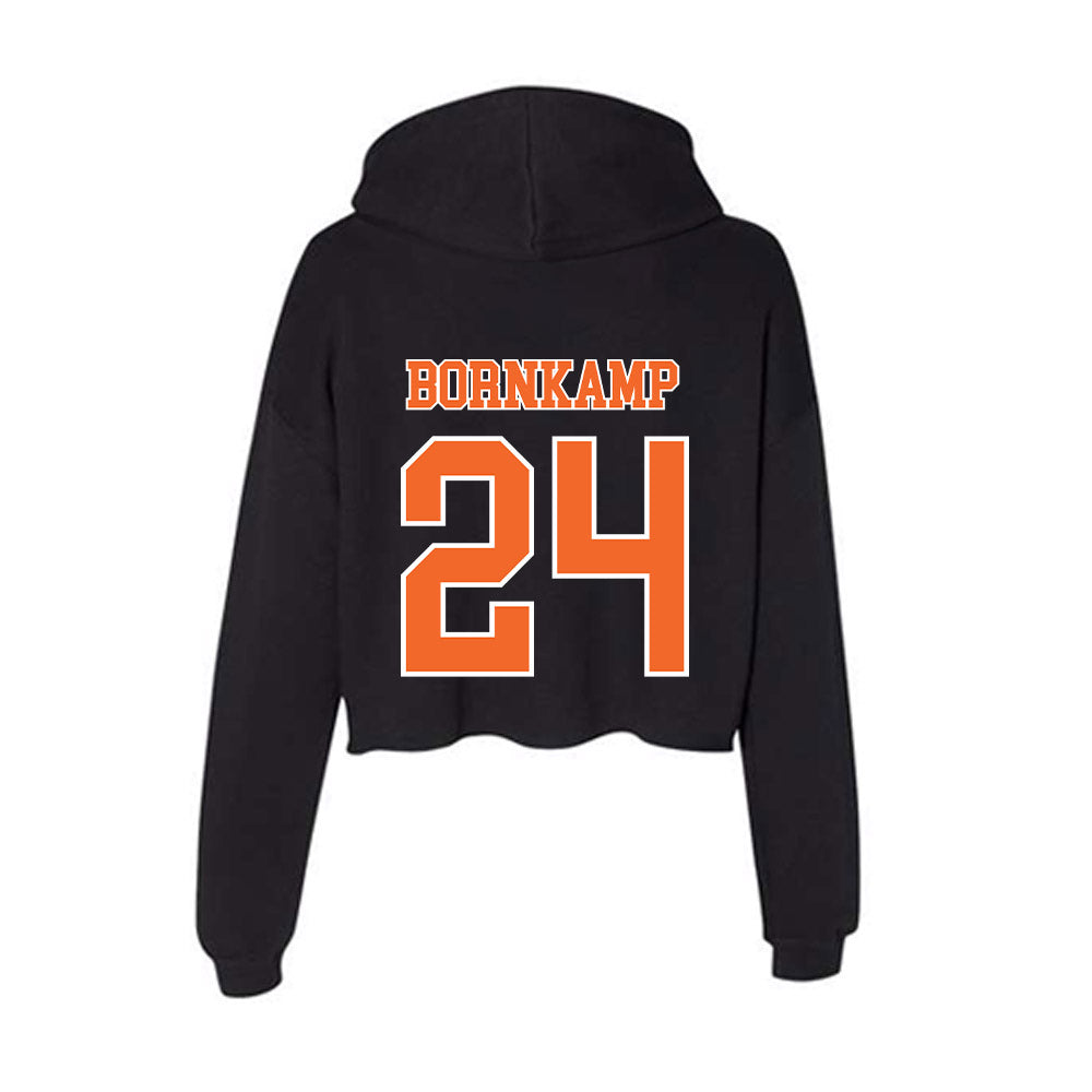 Clemson - NCAA Women's Soccer : Megan Bornkamp - Women's Crop Fleece Hoodie-1