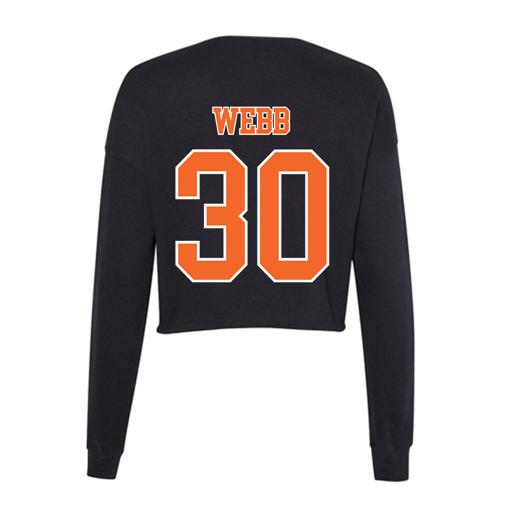 Clemson - NCAA Football : Kylen Webb - Women's Cropped Crew Fleece-1