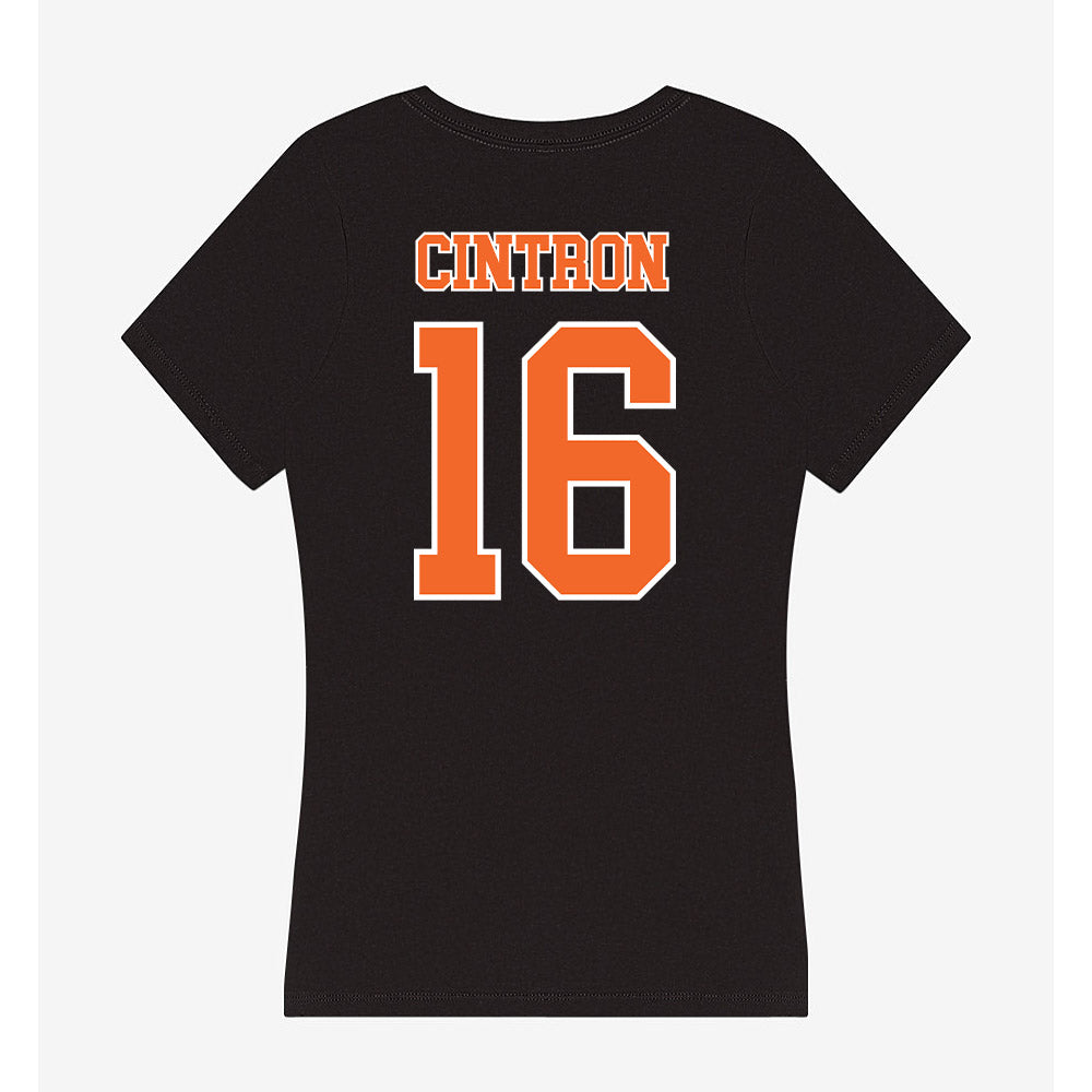 Clemson - NCAA Softball : Macey Cintron - Women's V-Neck T-Shirt-1