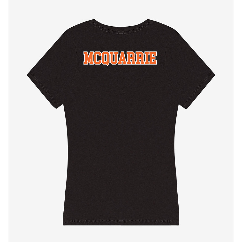 Clemson - NCAA Cheerleading : Chelsea McQuarrie - Women's V-Neck T-Shirt-1