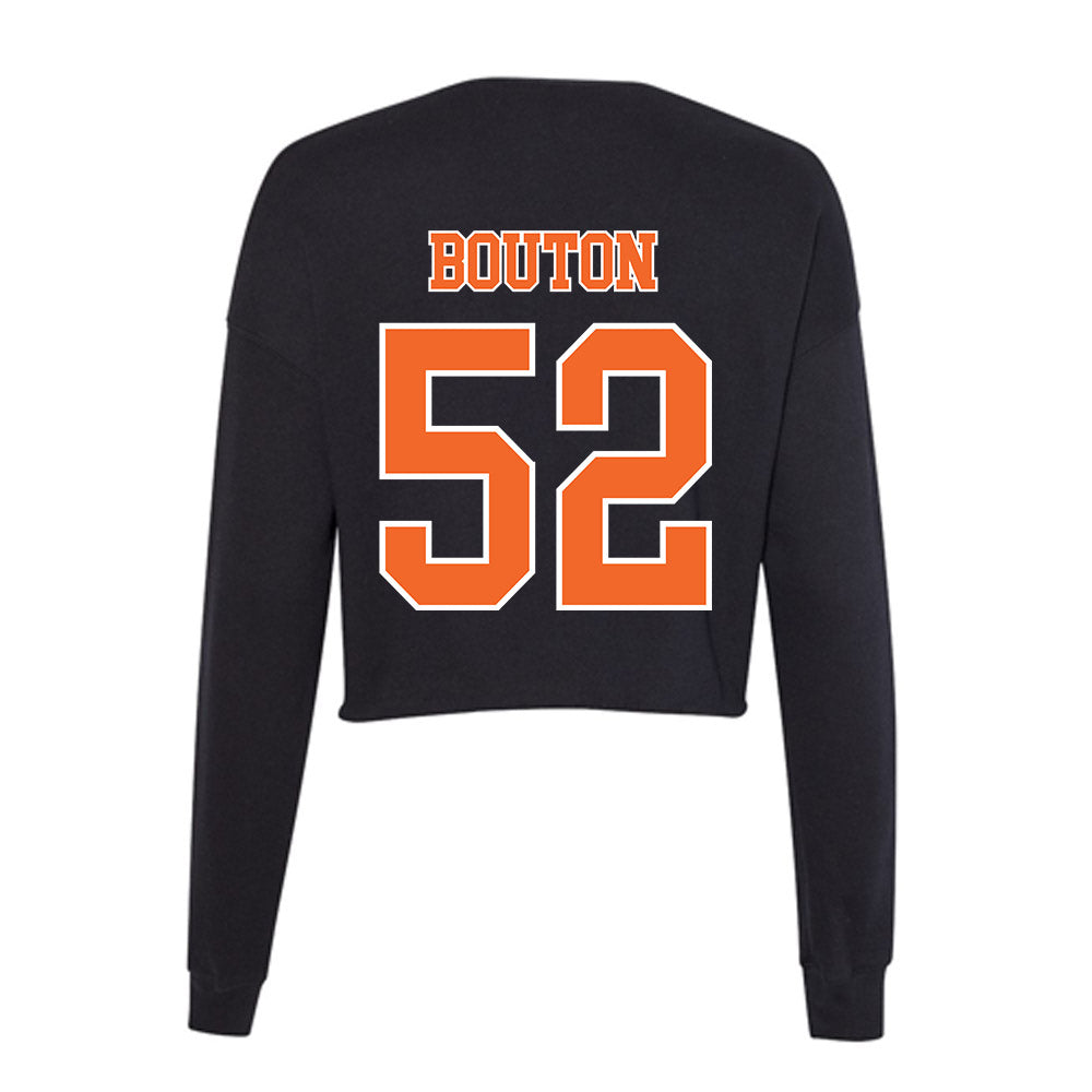 Clemson - NCAA Football : William Bouton - Women's Cropped Crew Fleece-1