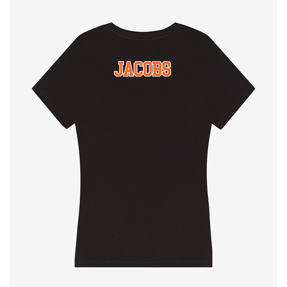 Clemson - NCAA Baseball : Austin Jacobs - Women's V-Neck T-Shirt-1