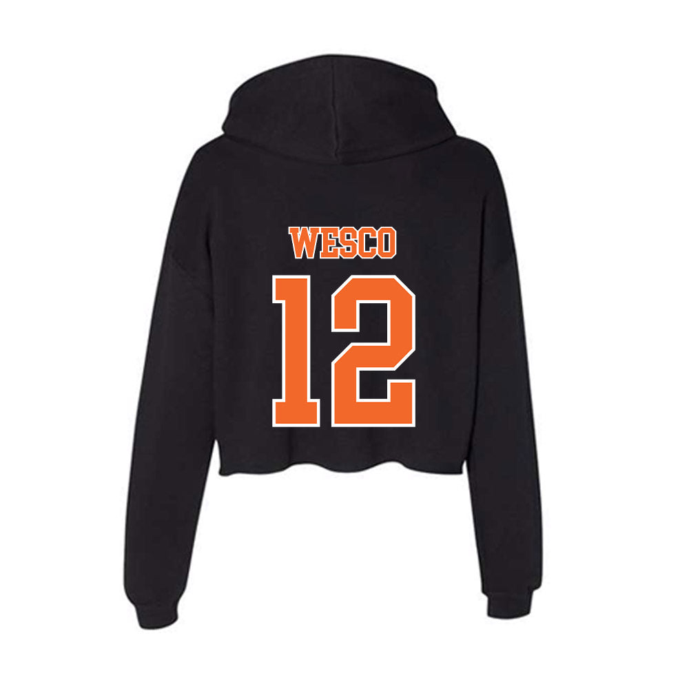 Clemson - NCAA Football : Bryant Wesco - Women's Crop Fleece Hoodie-1