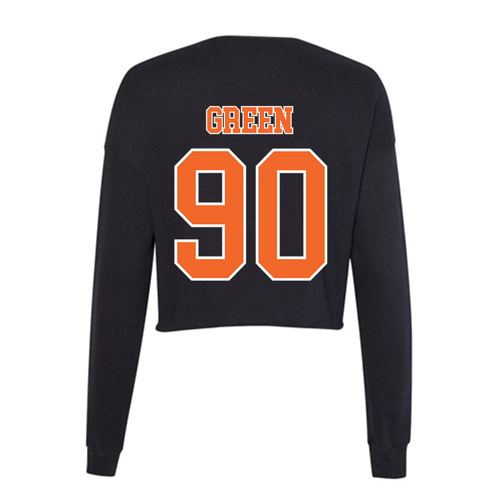 Clemson - NCAA Football : Stephiylan Green - Women's Cropped Crew Fleece-1