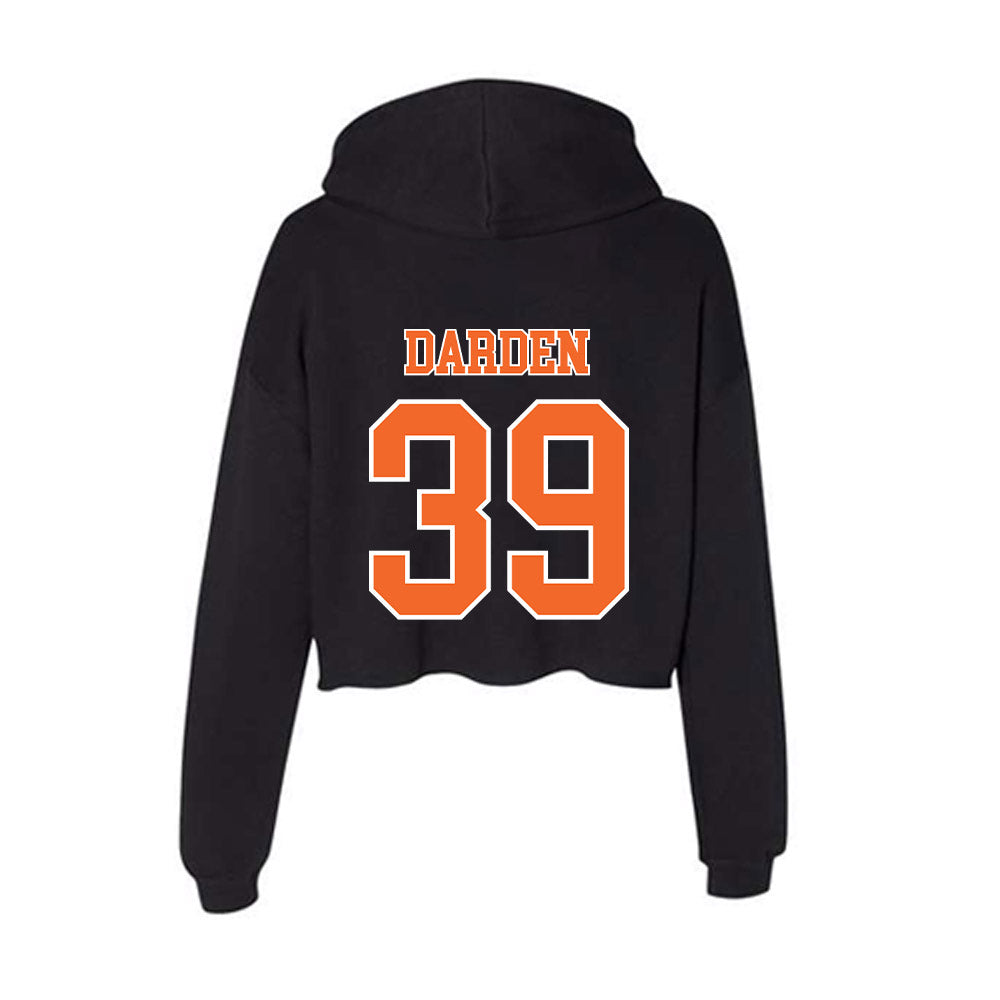 Clemson - NCAA Baseball : Ethan Darden - Women's Crop Fleece Hoodie-1