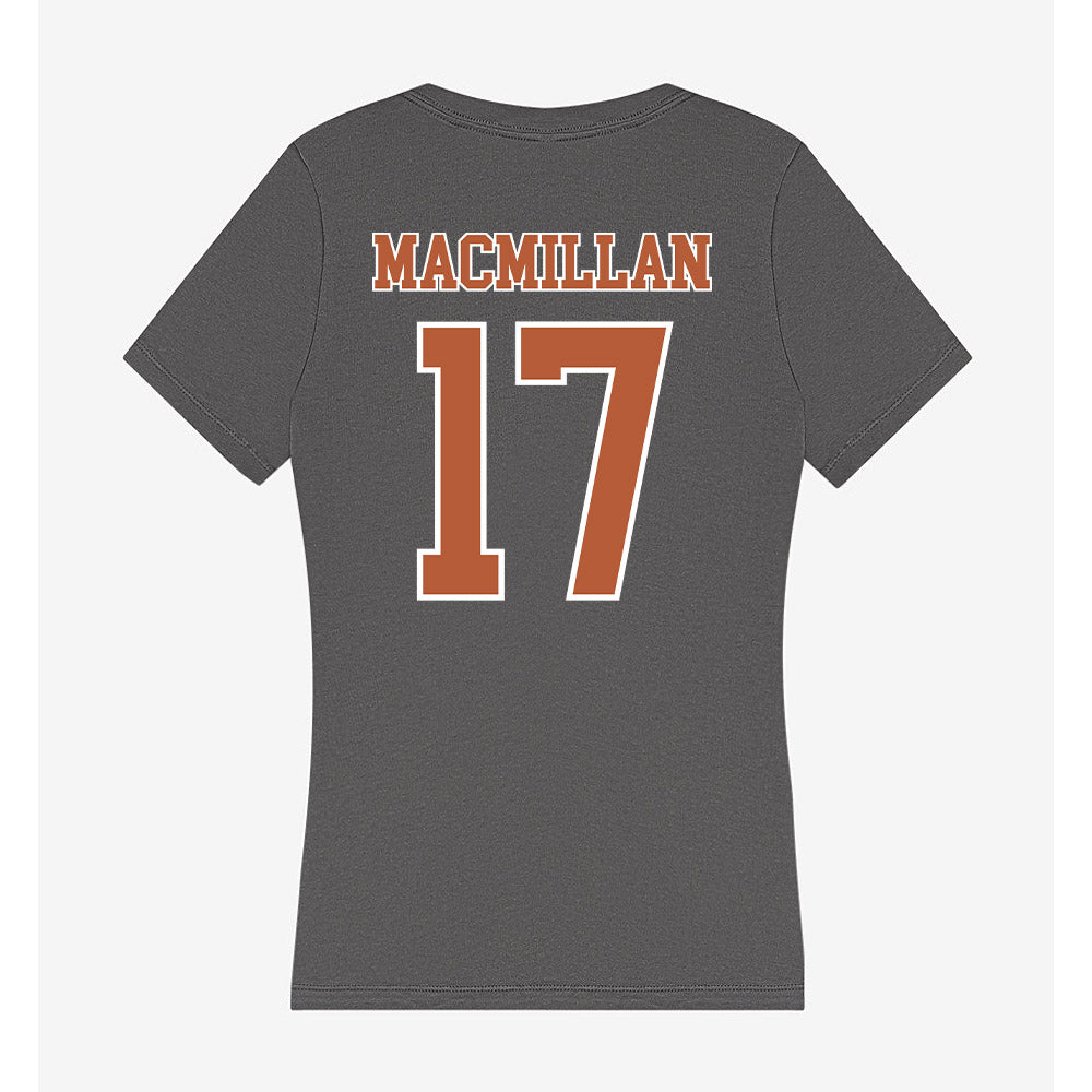 Texas - NCAA Women's Soccer : Molly MacMillan - Women's V-Neck T-Shirt-1