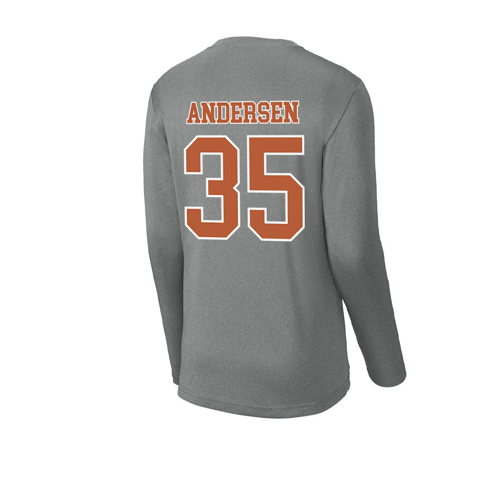 Texas - NCAA Football : Rett Andersen - Activewear Long Sleeve T-Shirt-1
