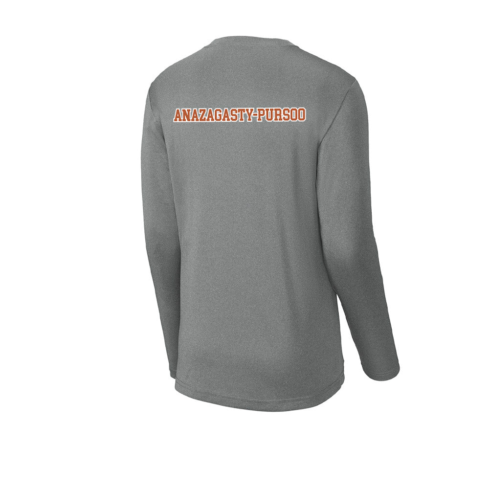 Texas - NCAA Women's Tennis : Ariana Anazagasty-Pursoo - Activewear Long Sleeve T-Shirt-1