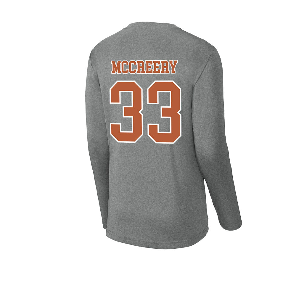 Texas - NCAA Baseball : Connor McCreery - Activewear Long Sleeve T-Shirt-1