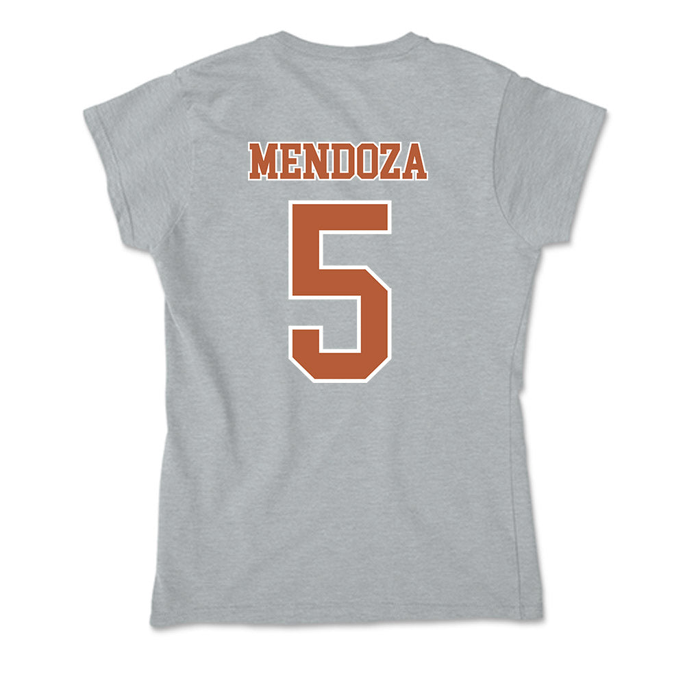 Texas - NCAA Women's Volleyball : Sarah Mendoza - Soft Style Women’s T-Shirt-1