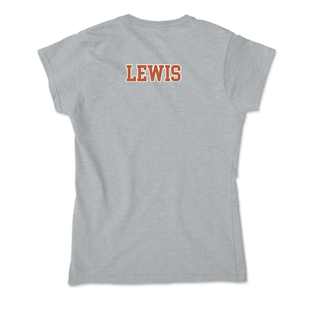 Texas - NCAA Men's Track & Field : Brock Lewis - Soft Style Women’s T-Shirt-1