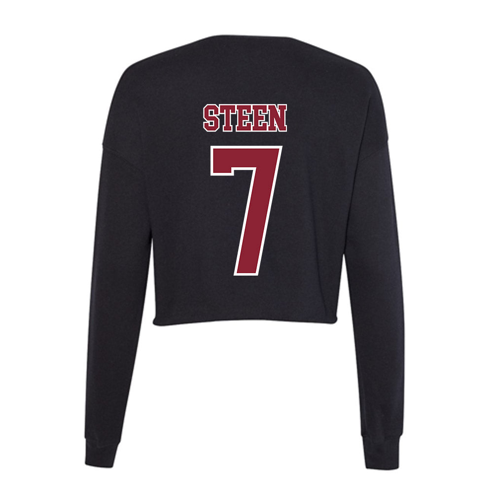 UMass - NCAA Women's Soccer : Kaila Steen - Women's Cropped Crew Fleece-1