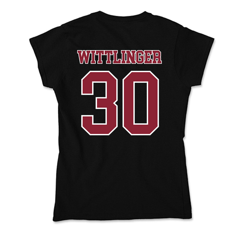 UMass - NCAA Men's Lacrosse : Cole Wittlinger - Soft Style Women’s T-Shirt-1