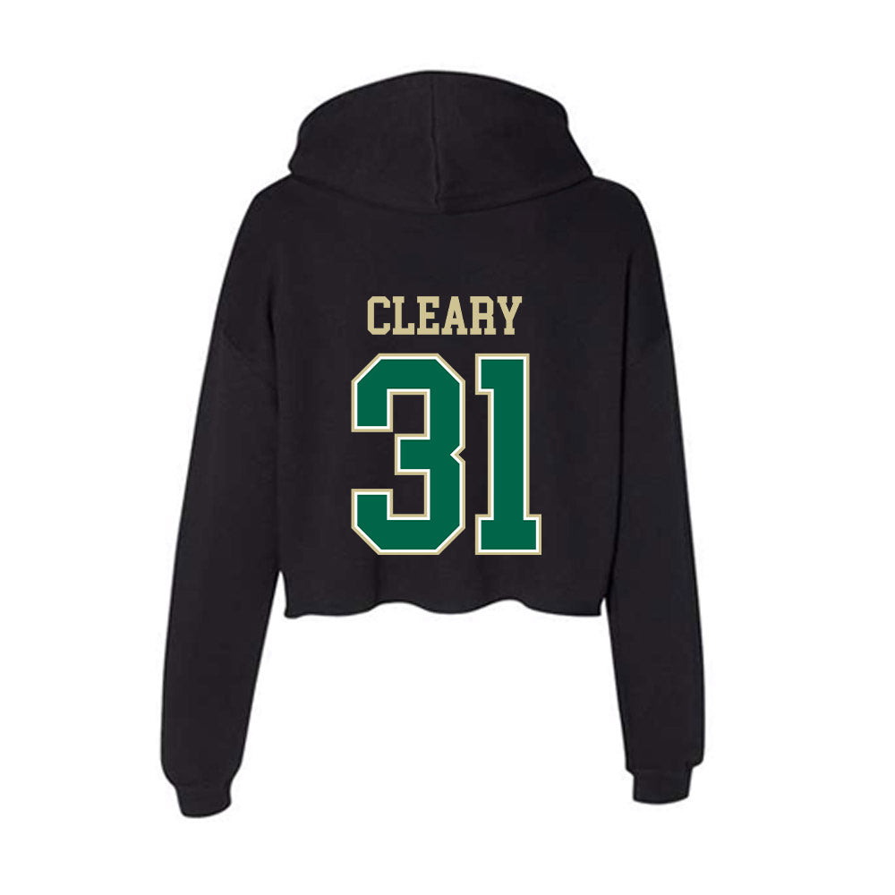 USF - NCAA Women's Lacrosse : Kali Cleary - Women's Crop Fleece Hoodie-1