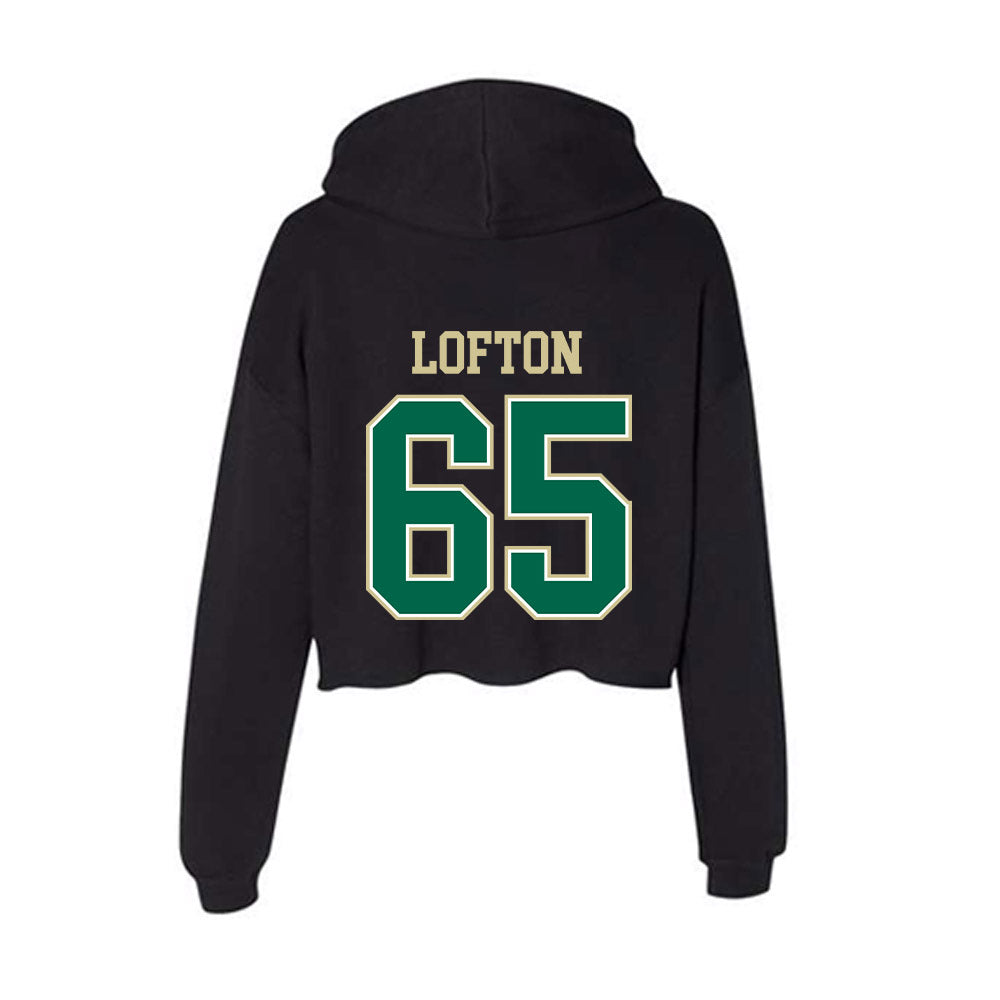 USF - NCAA Football : Michael Lofton - Women's Crop Fleece Hoodie-1