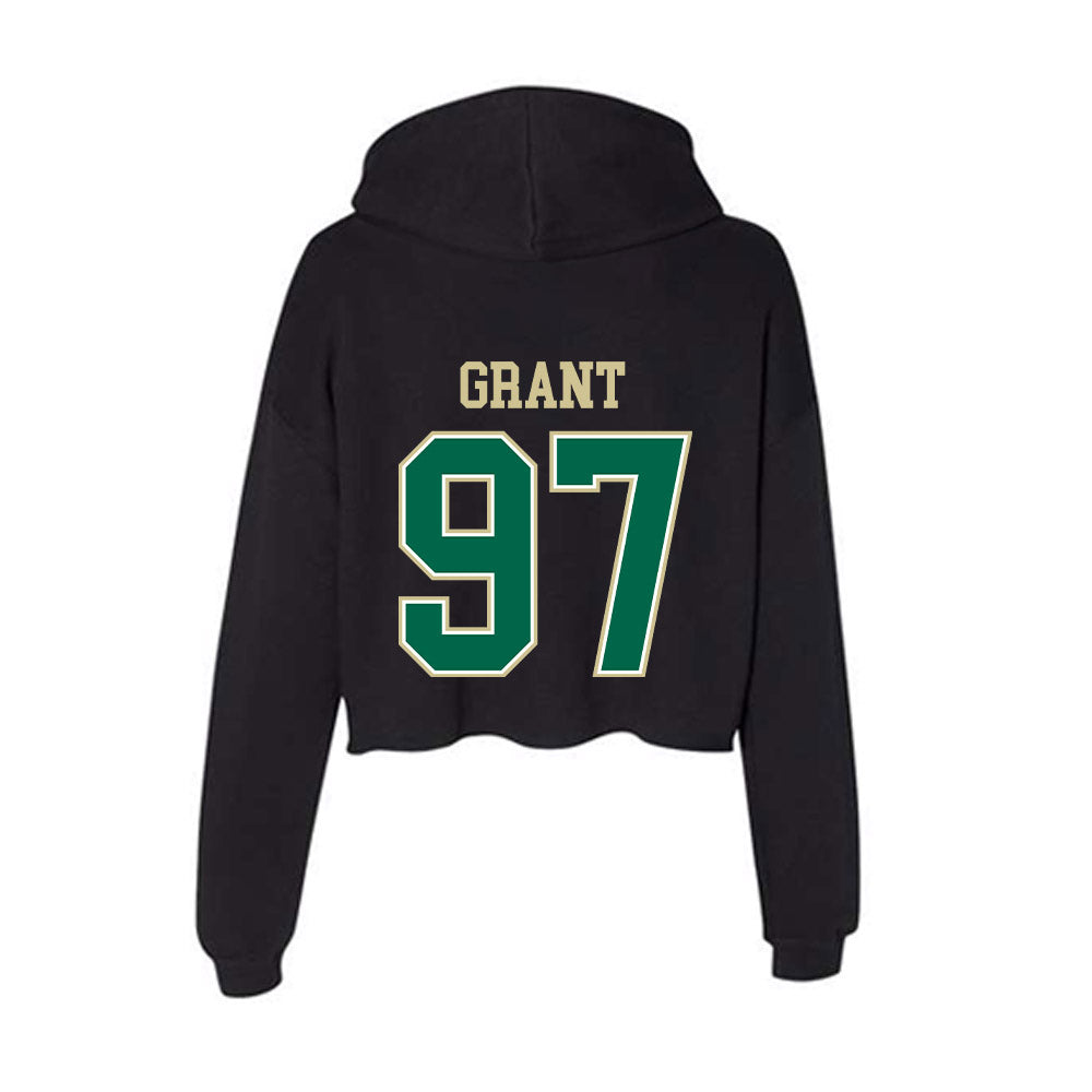 USF - NCAA Football : Jahari Grant - Women's Crop Fleece Hoodie-1